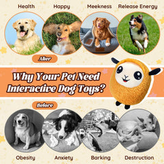 Huimpet USB rechargeable dog toy with cable for easy charging