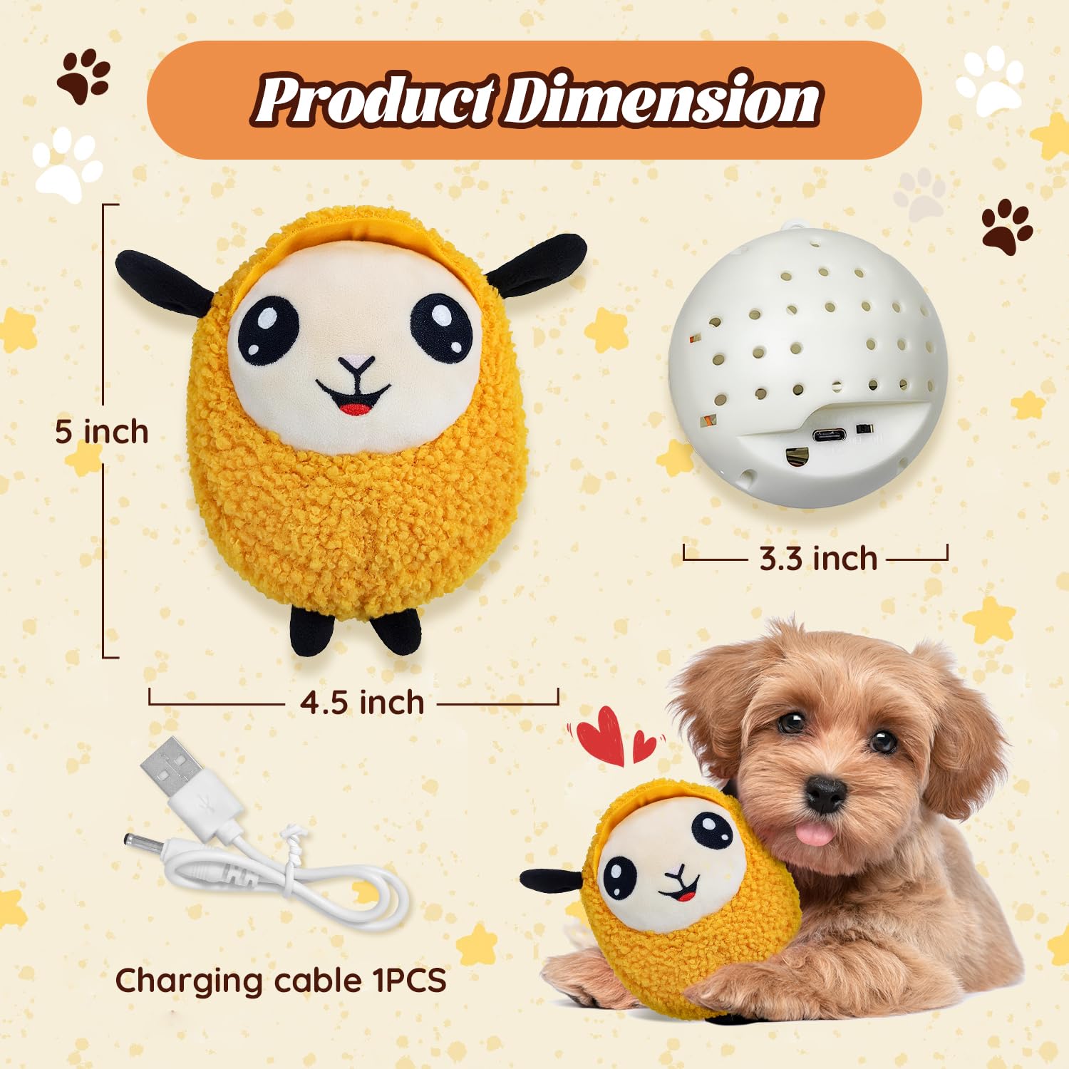 Huimpet washable plush cover simplifies cleaning after playtime