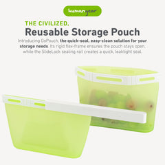 humangear GoPouch slide-lock-seal provides quick, secure closure