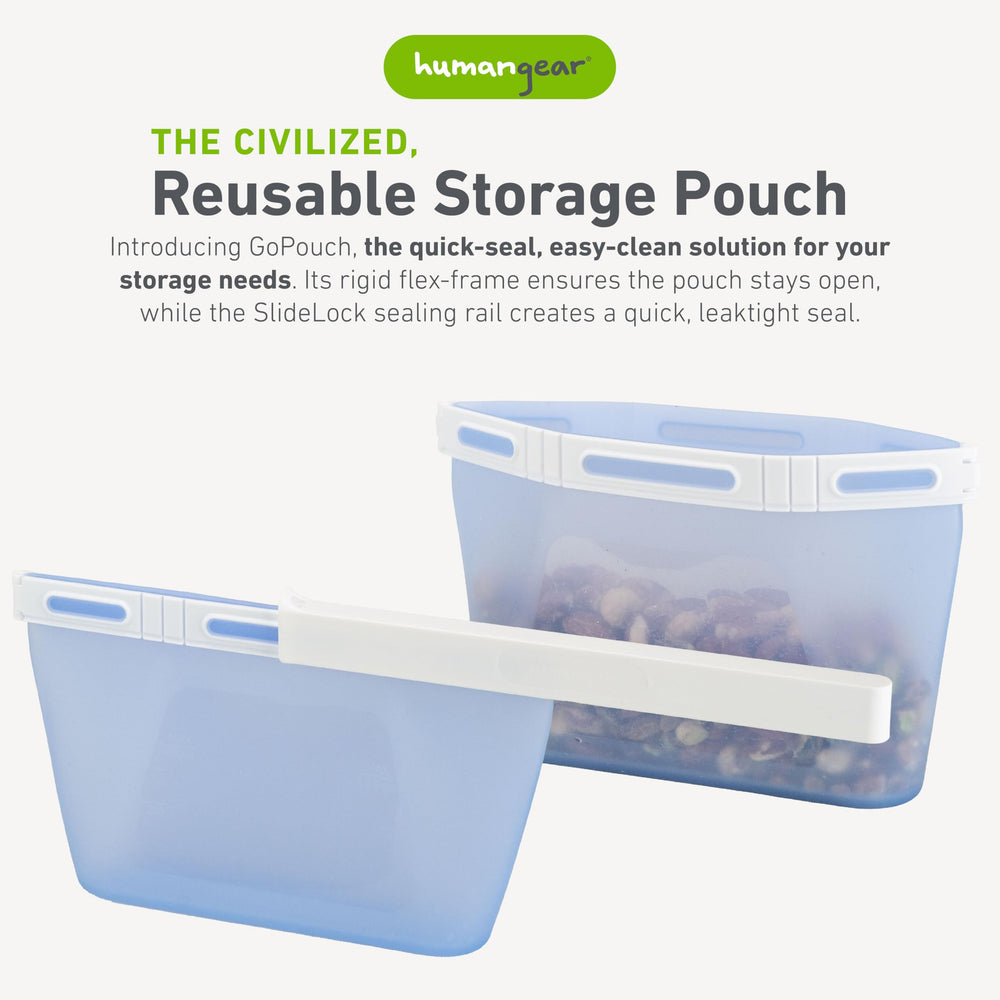 humangear GoPouch small with SlideLock seal for secure closure