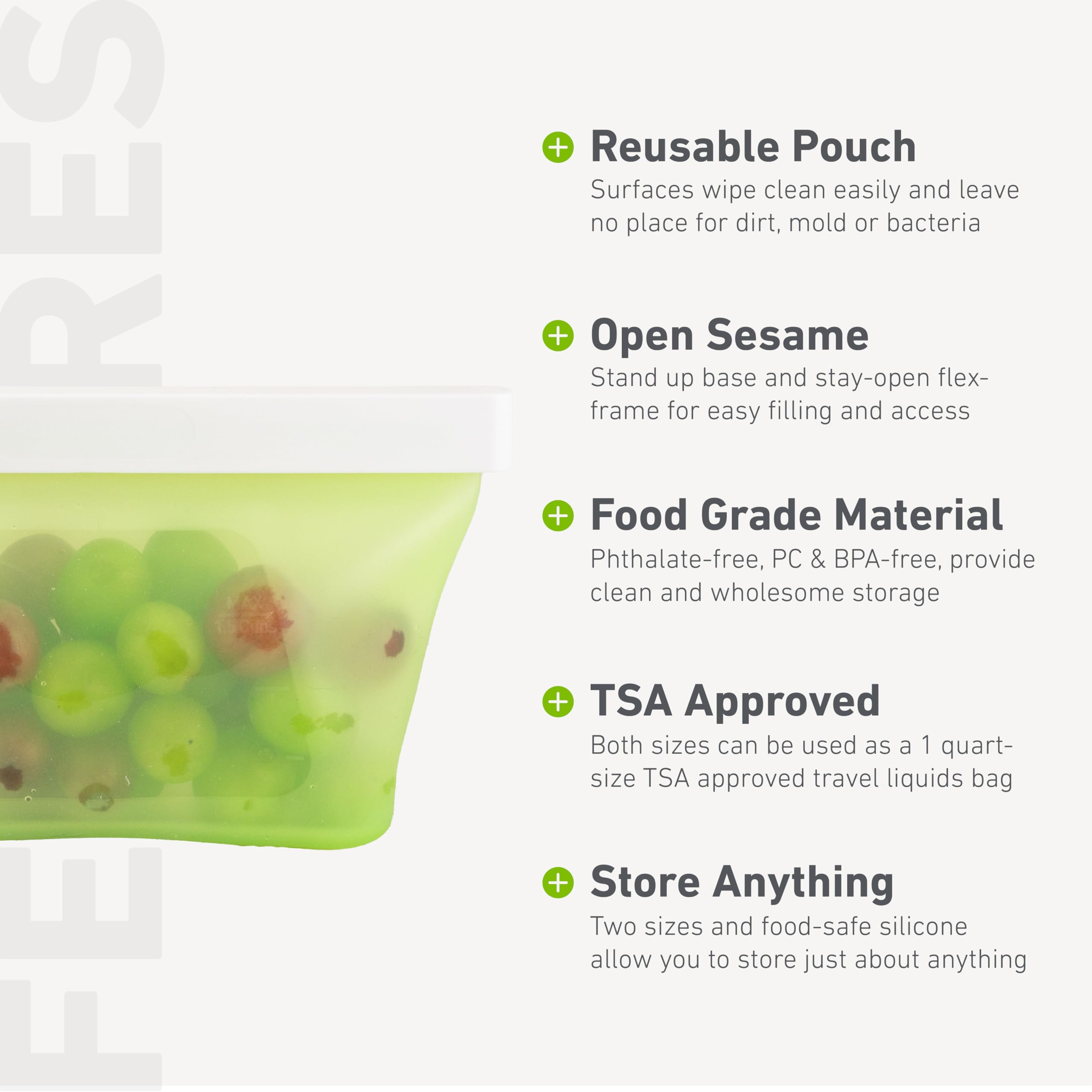 humangear GoPouch smooth interior cleans easily after snacks