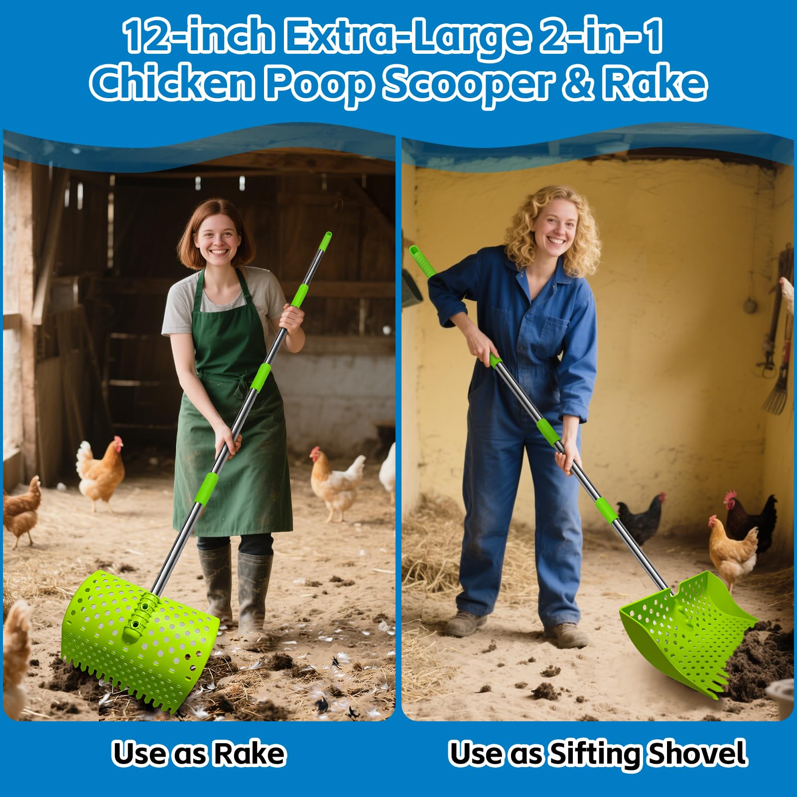 HUMUMU coop-beach-small-farm-use demonstrates versatile sifting beyond coops