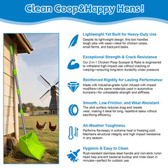 HUMUMU nylon-head durable for long-lasting coop cleaning performance