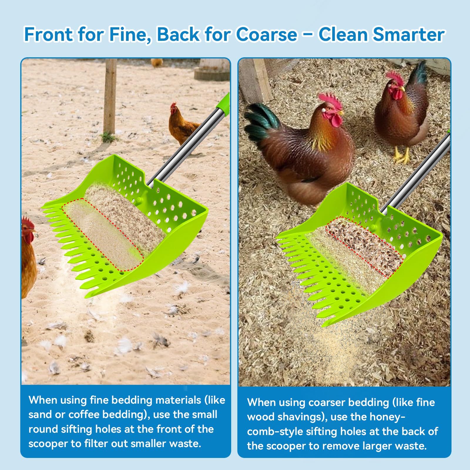 HUMUMU smooth-surface minimizes resistance for faster scooping