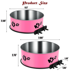 HUNIGIR crate bowls with spill-proof stand reduce mess during meals