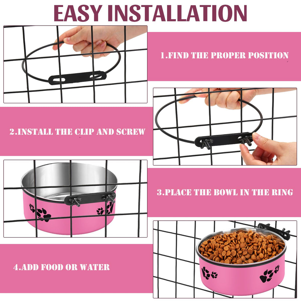 HUNIGIR crate bowls offer two sizes for versatile cages