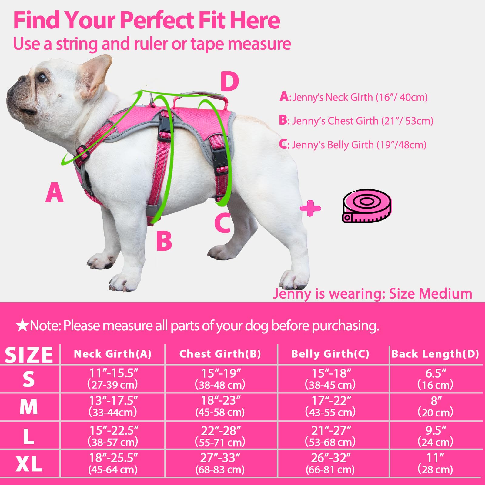 Huntboo back D-ring and sturdy nylon for durable control