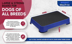 HUNTMARK place board shows nonslip feet for secure outdoor use