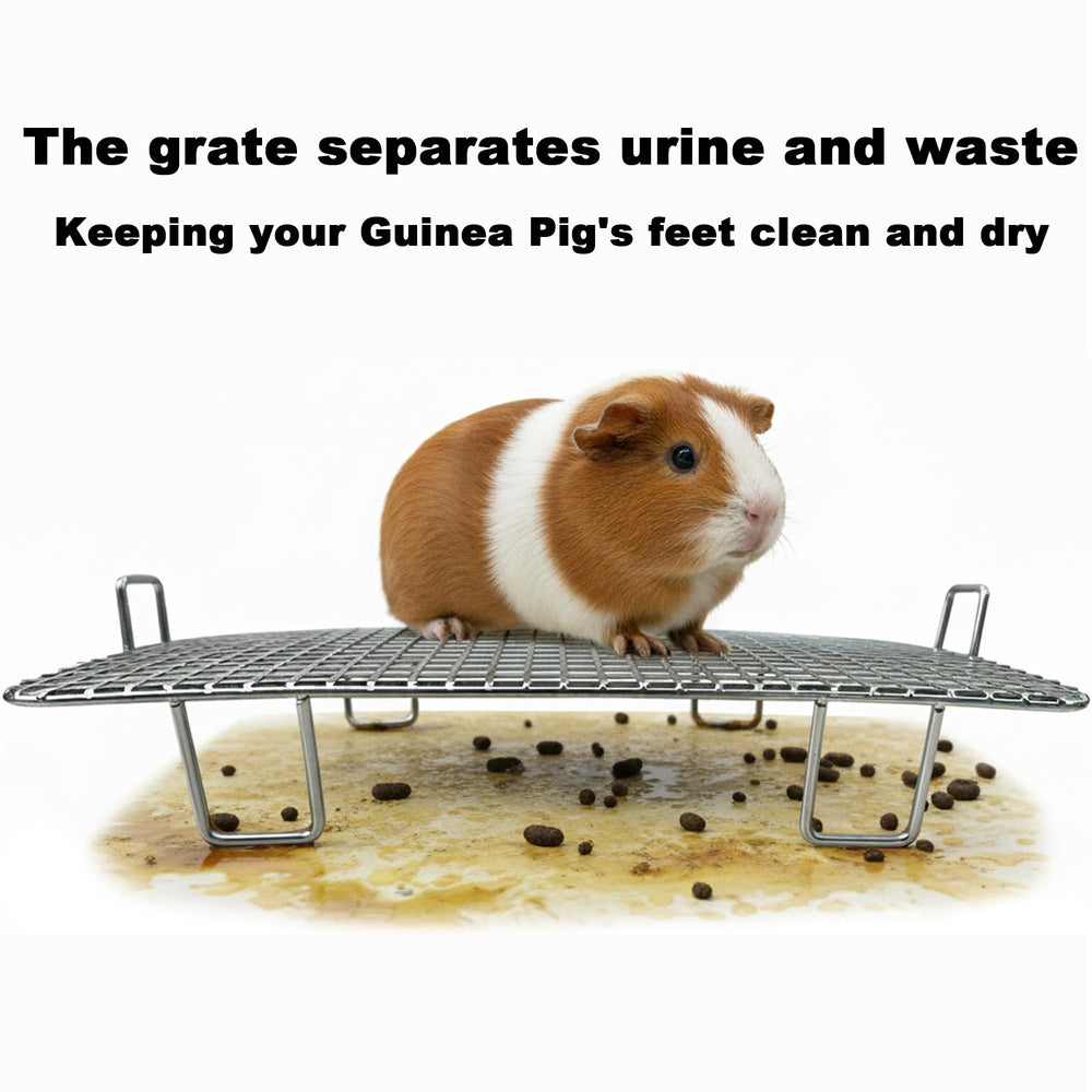 huqizoo deep bottom tray waste separation shows efficient waste collection and easier cleaning.