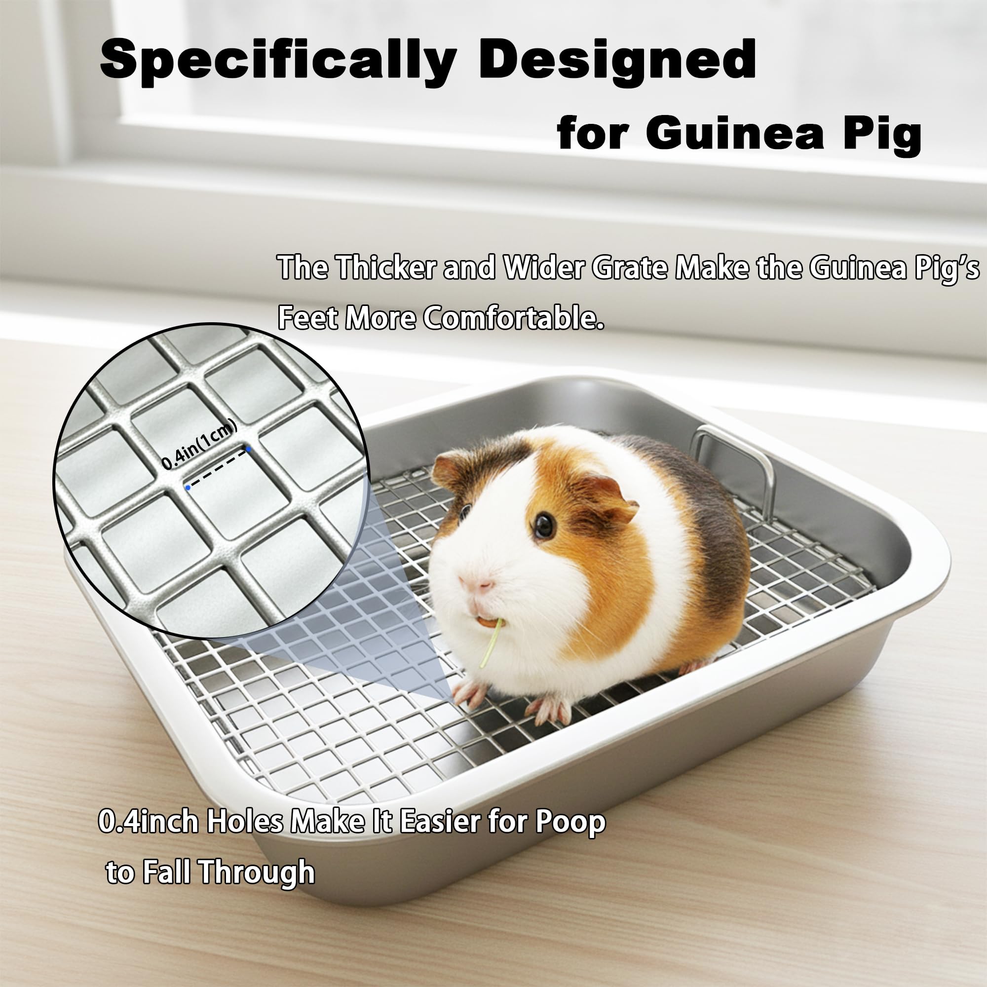 huqizoo grid detail 04inch thickened highlights paw-safe surface and sturdy support.