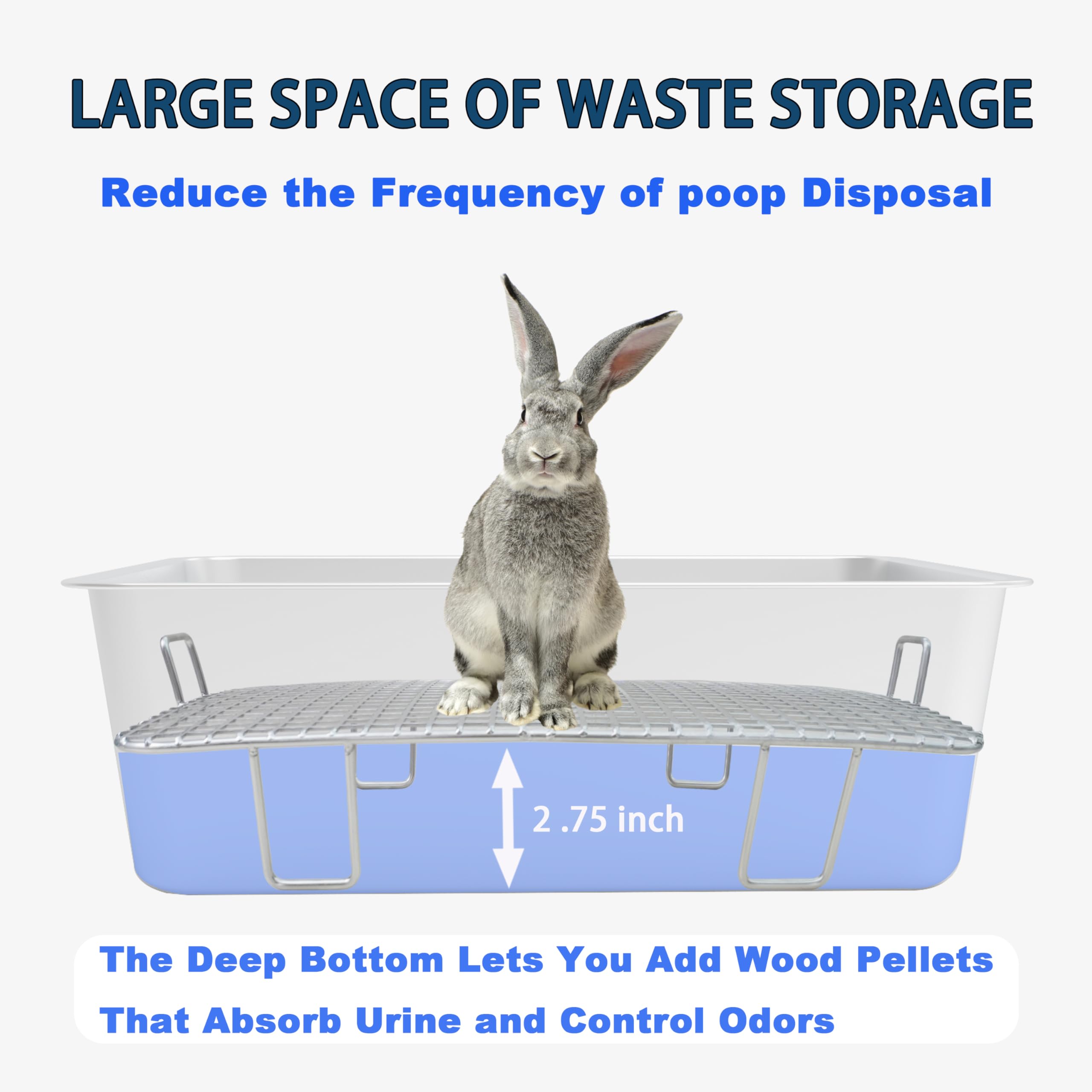 huqizoo toilet tray with high back wall to prevent urine splash