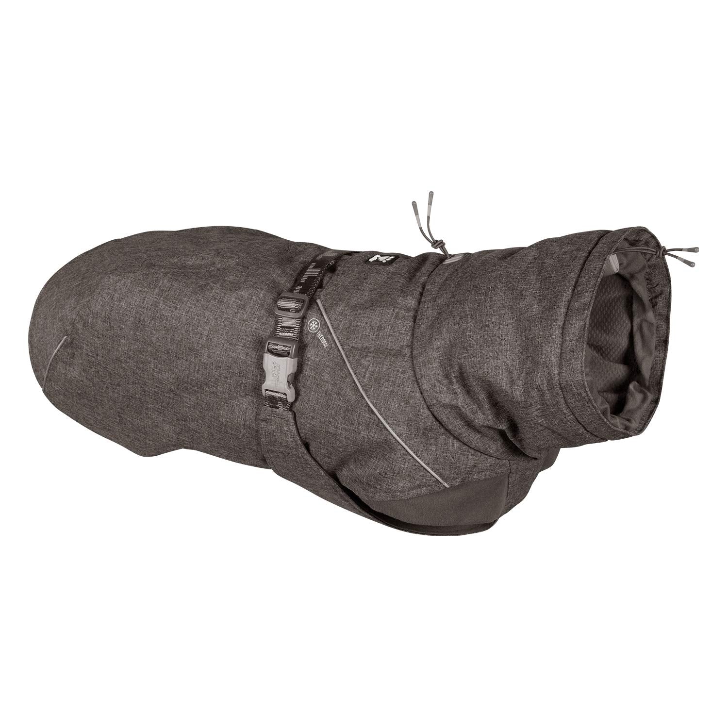 Hurtta Expedition Parka blackberry 3M reflective piping enhances dusk visibility