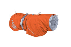 Hurtta Monsoon Coat back view with reflective details for visibility during dusk walks