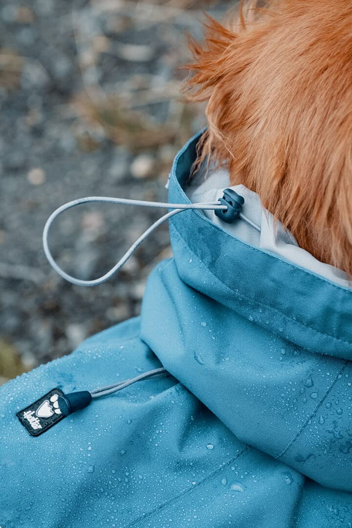 Hurtta Monsoon Coat size chart and measuring guide.
