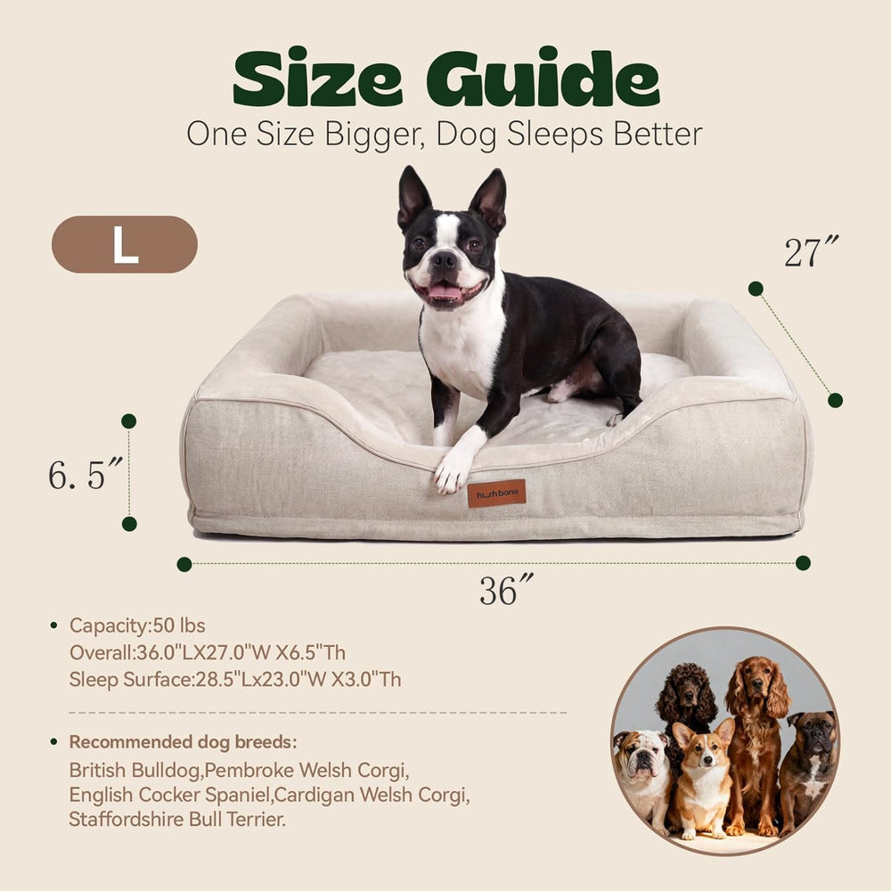 Hush Bone waterproof cover back layer protects foam from spills