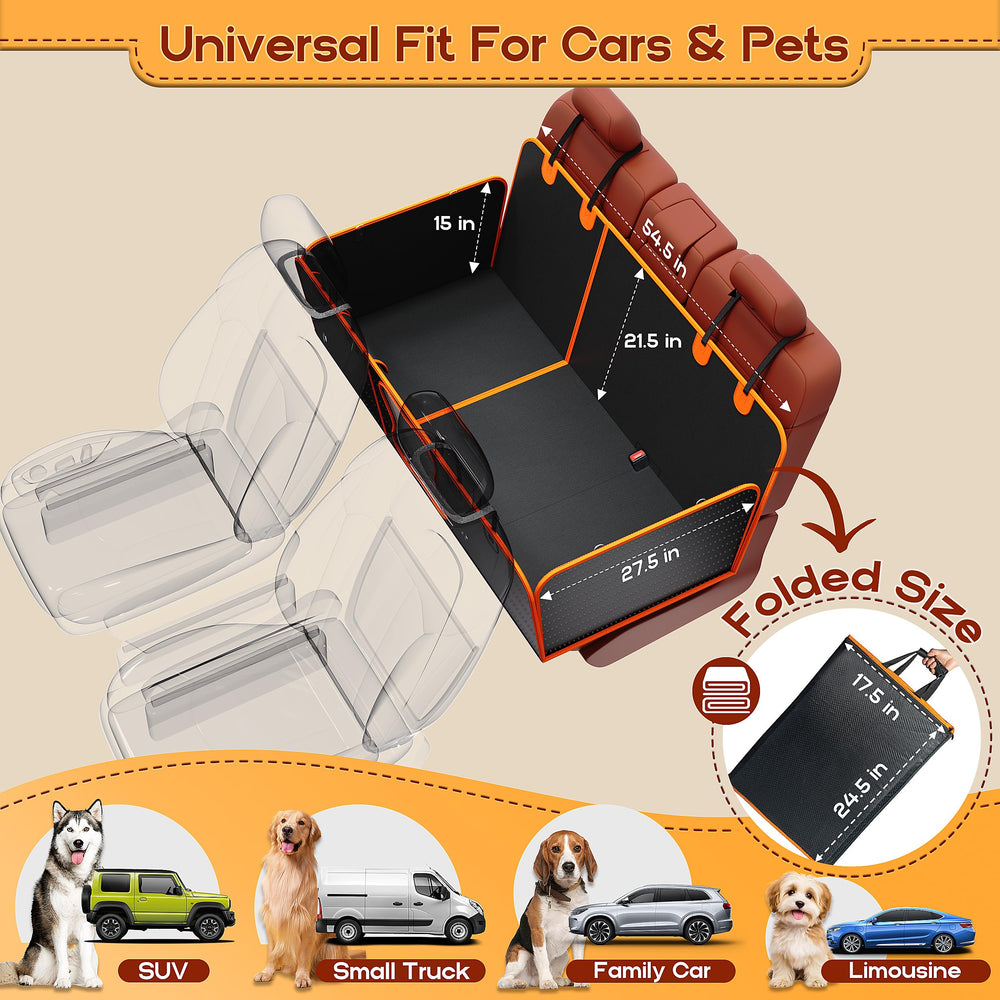 HUUKE split-zipper design creates a safe space for dogs and passengers.