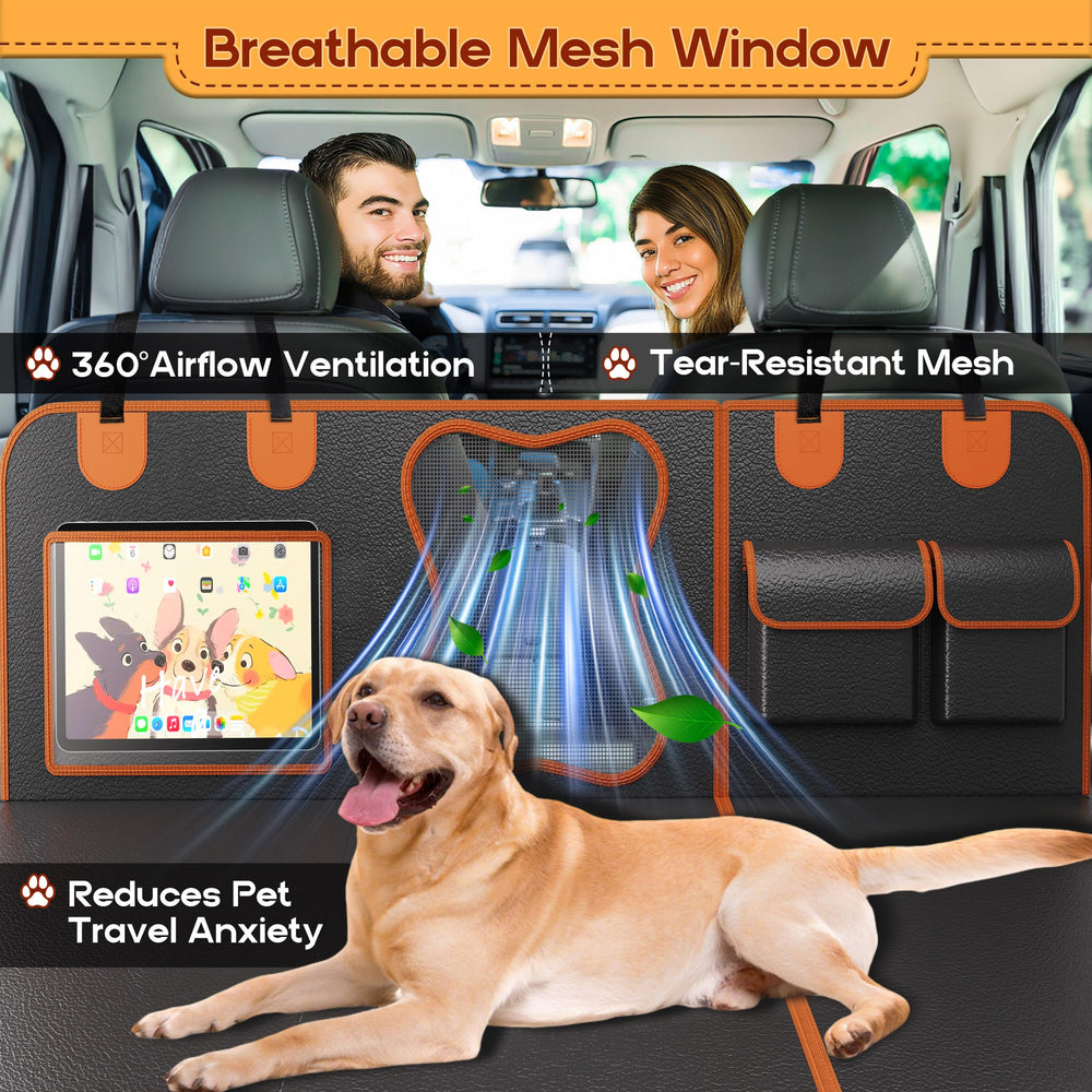 HUUKE upgraded mesh window improves airflow while keeping pets contained.