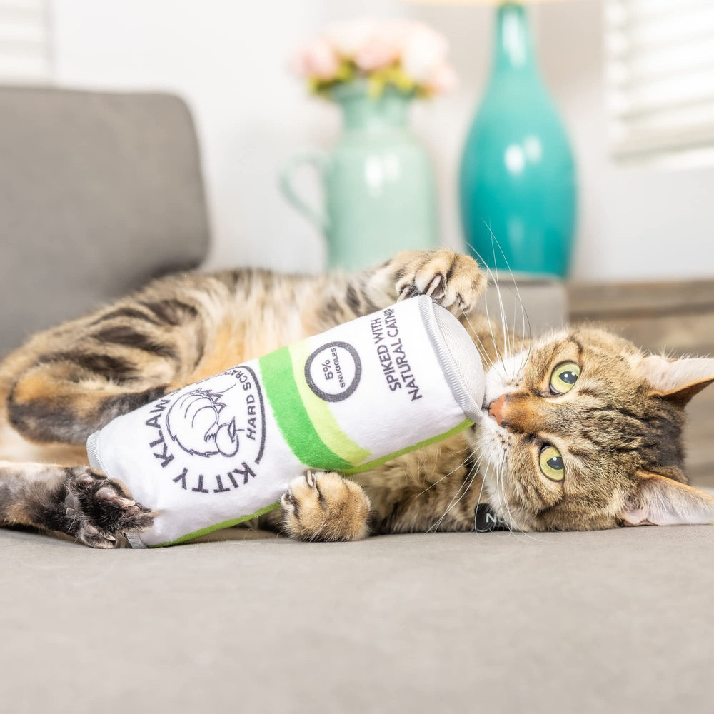 Huxley & Kent kittybelles lime plush launch invites interactive play and hunting instincts.