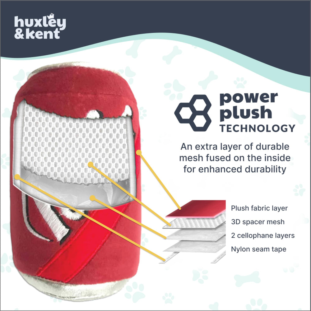 Huxley & Kent Power Plush Caterpillar soft plush ideal for naps.