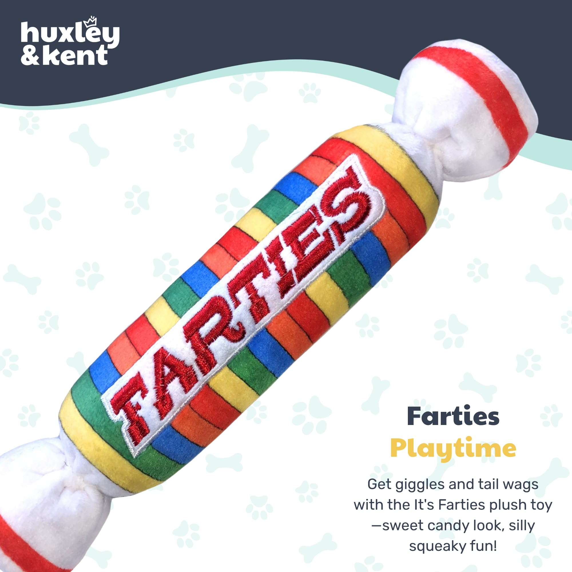 Huxley & Kent Power Plush soft toy with reinforced seams supports tough fetch.
