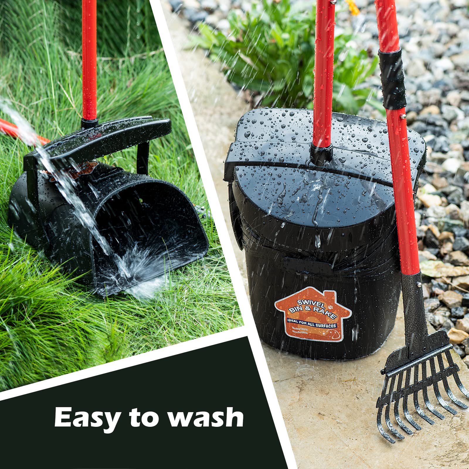 HUZSV heavy-duty bags twice thickness for sturdy containment