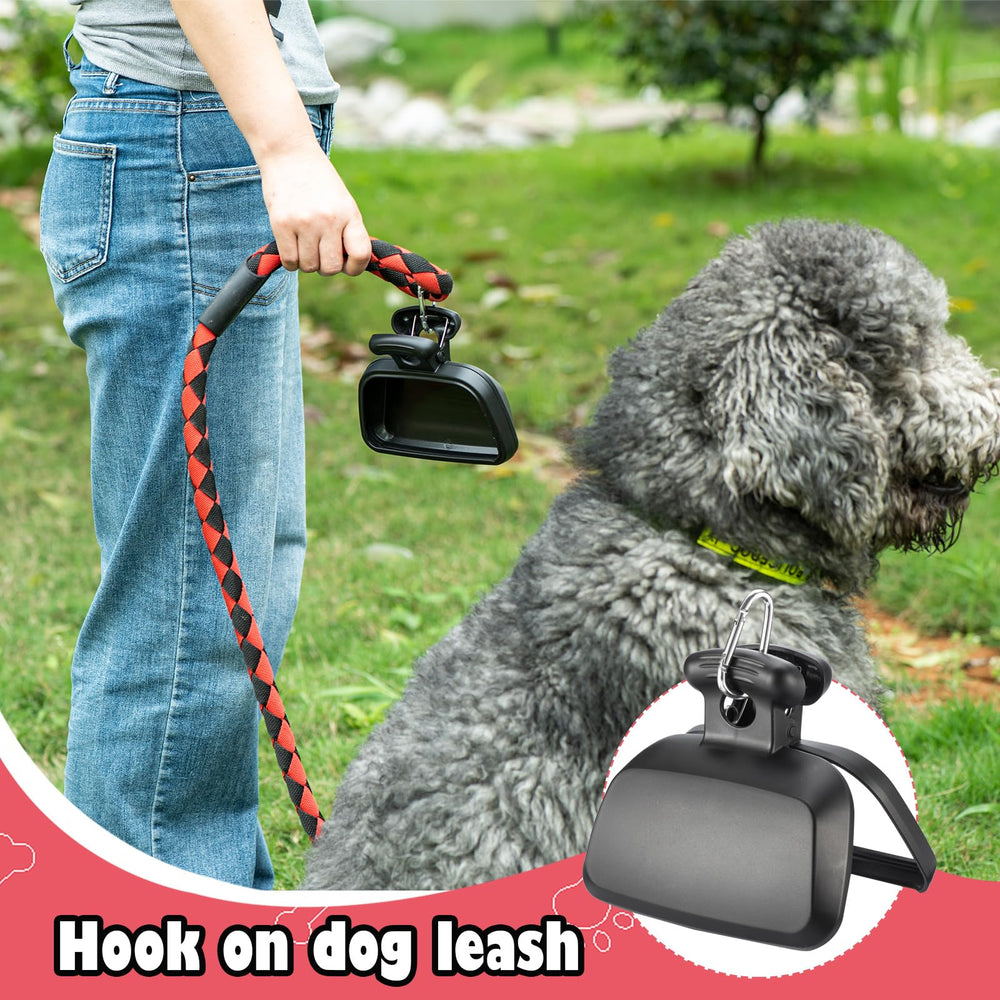 HUZSV pooper scooper metal rake and spade show sturdy construction for easy pickup.