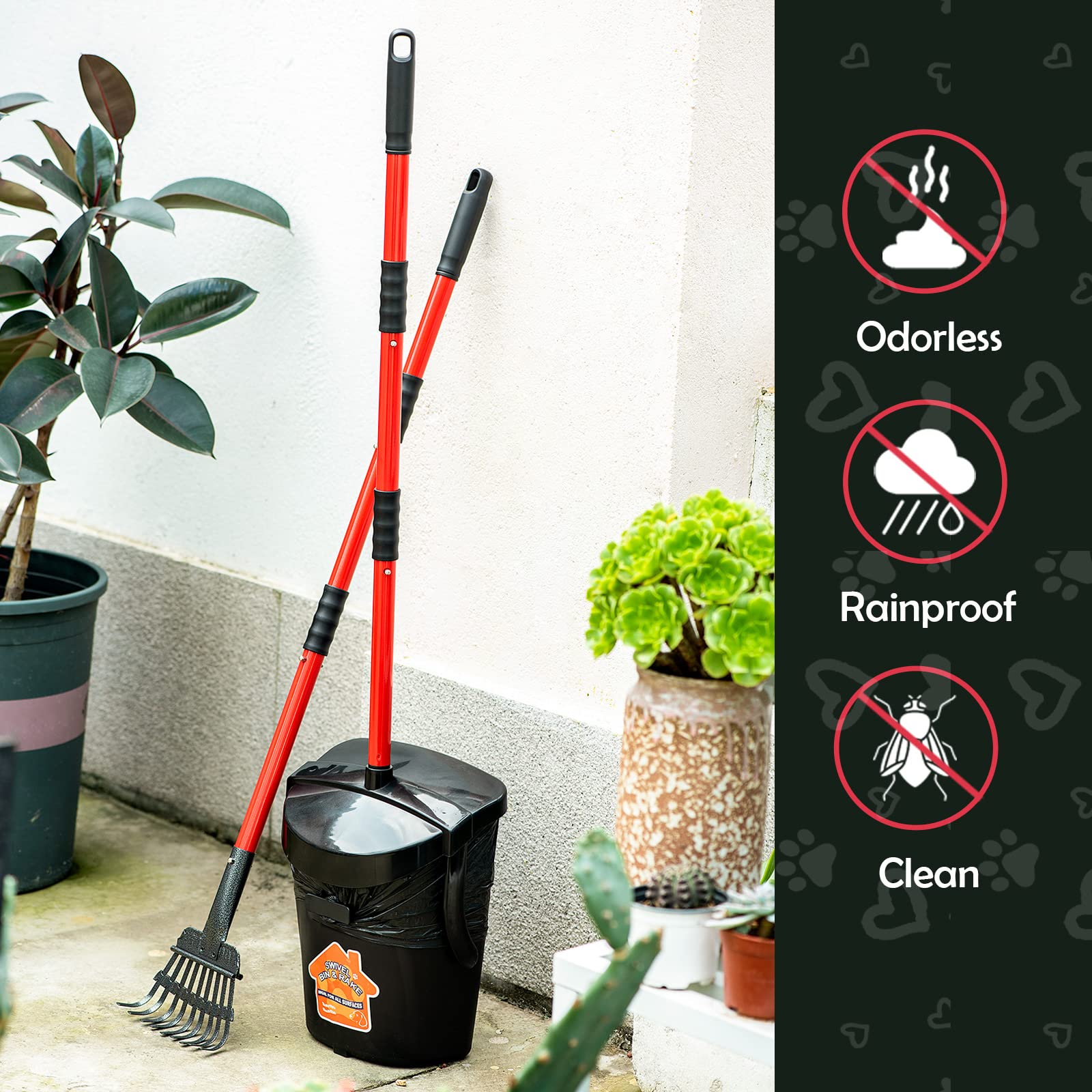 HUZSV odor-lock bin keeps odors and pests outdoors