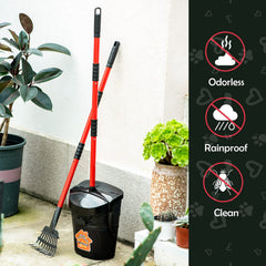 HUZSV odor-lock bin keeps odors and pests outdoors