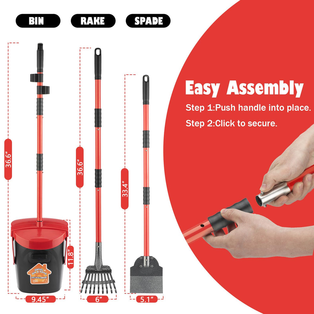 HUZSV portable design with extra bags ideal for on-the-go cleanup.