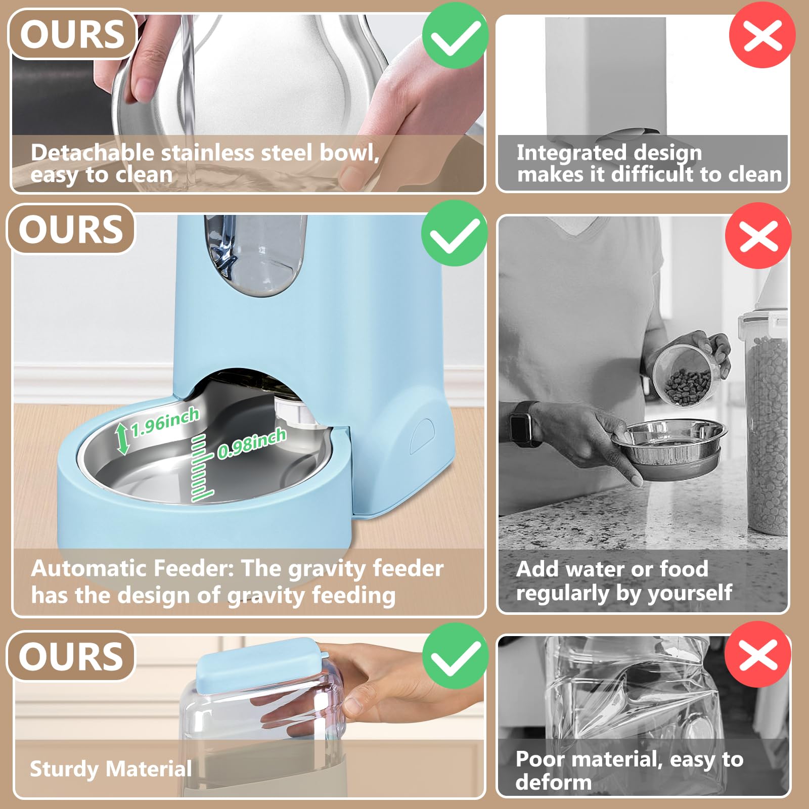 HWONMTE transparent water bottle refill indicator helps monitor hydration easily