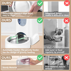 HWONMTE transparent water bottle lets you monitor levels at a glance.