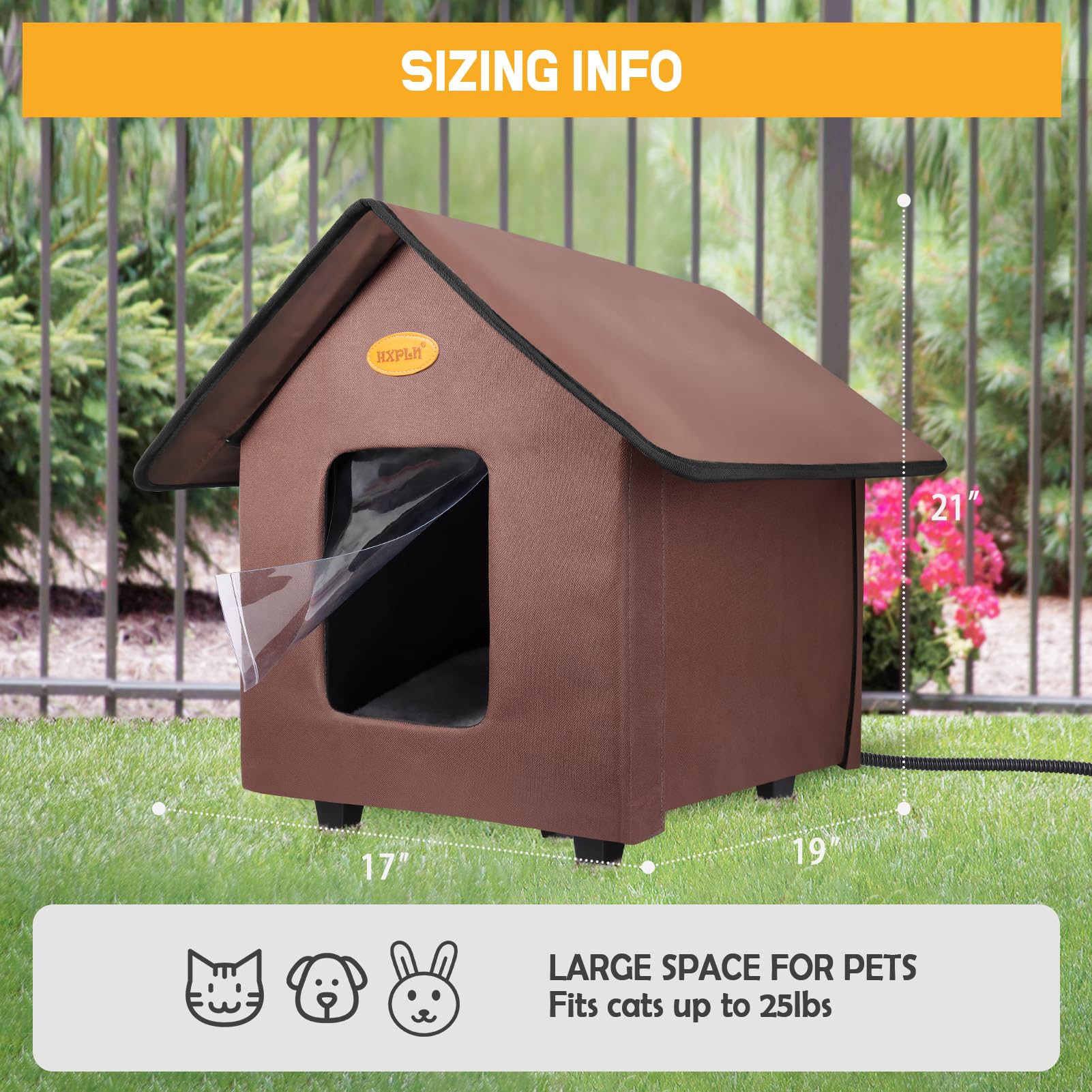 hxpln elevated base protects from moisture and cold