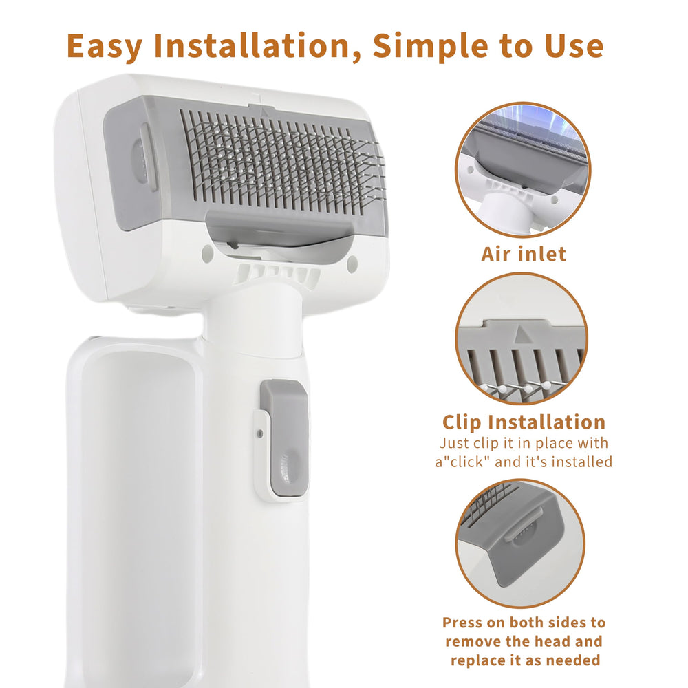 Hychipet mess-free grooming on couch and bed with compact vacuum