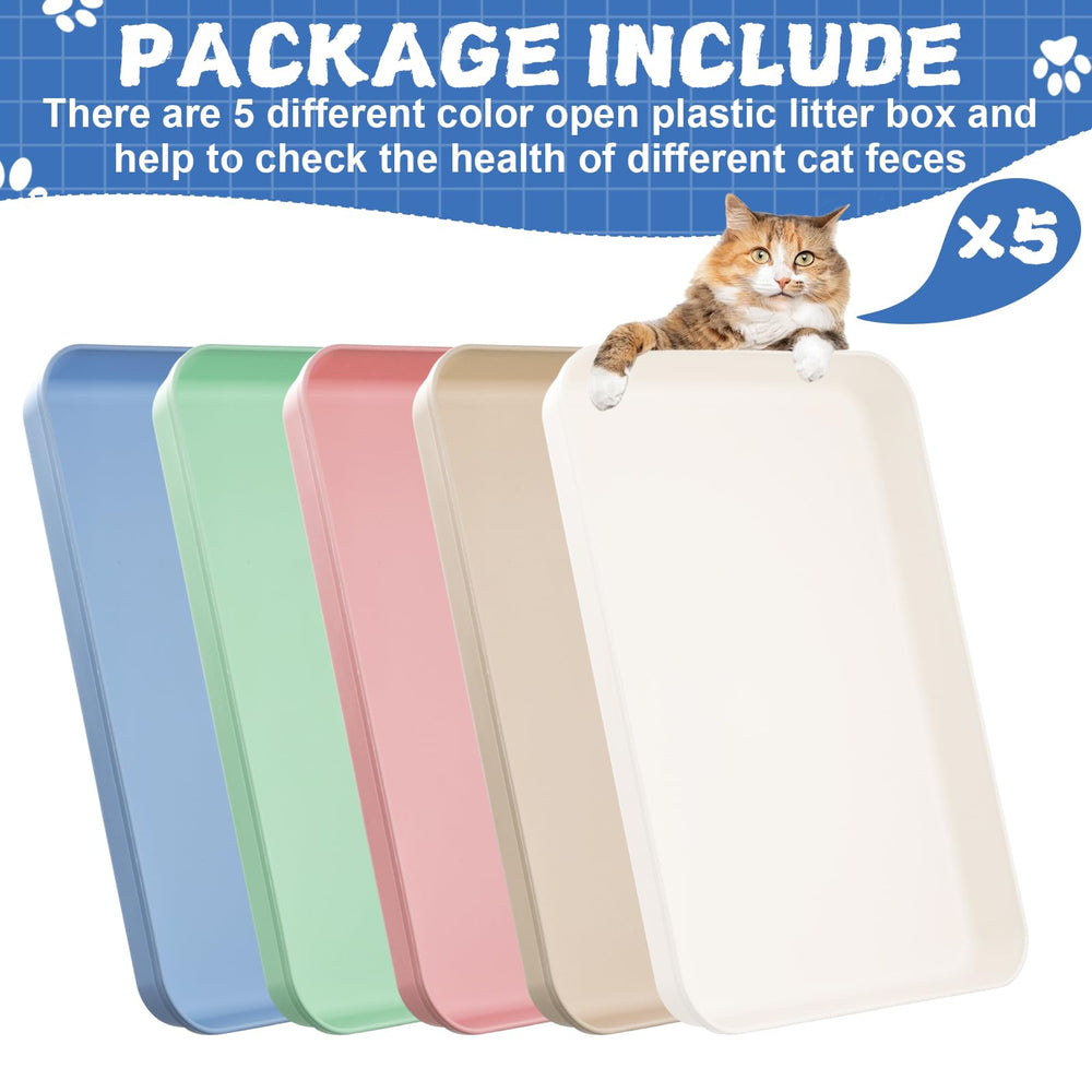 HFYZZ smooth-surface litter box cleans quickly, reducing mess between uses.