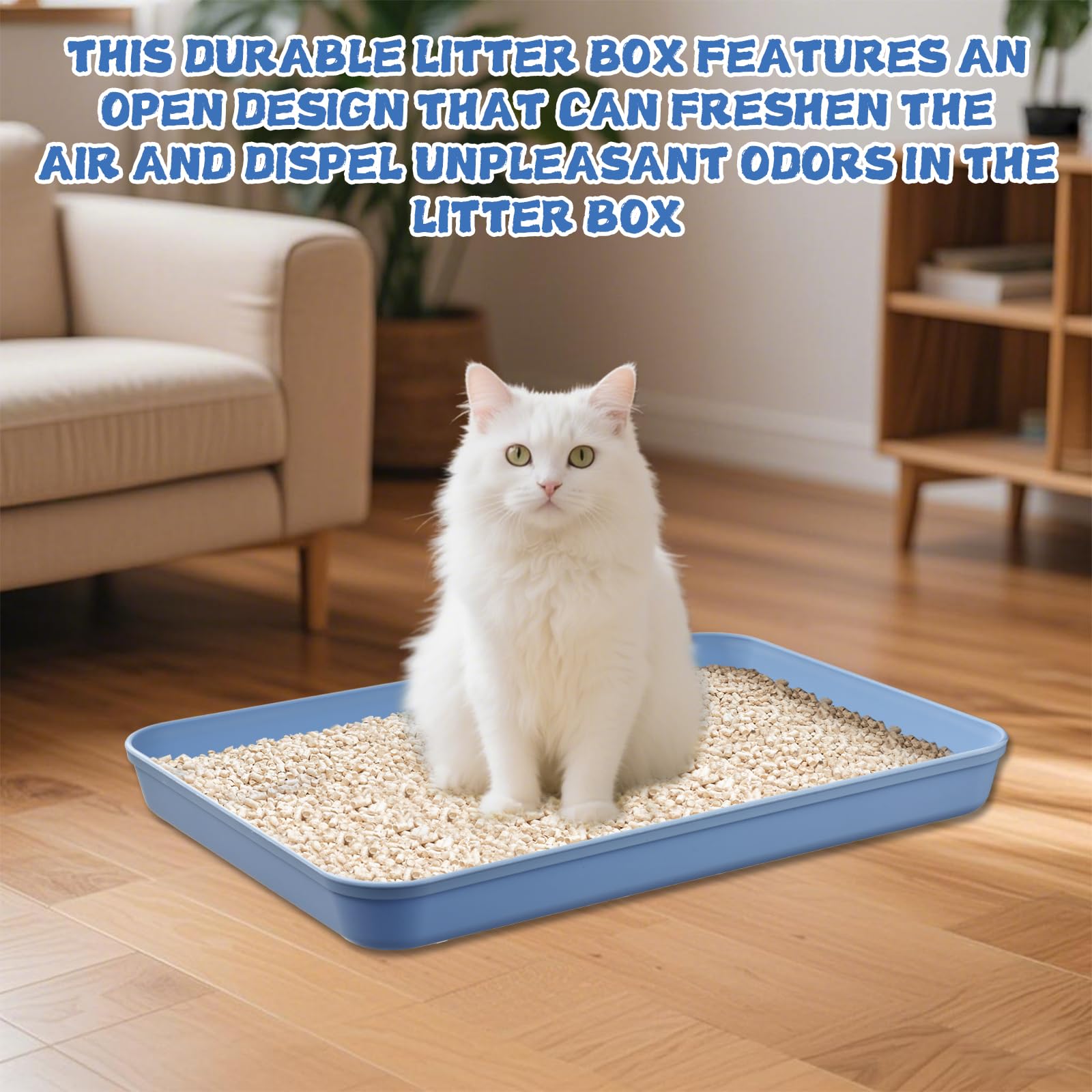 HFYZZ travel-ready litter box is convenient for trips with cats and small pets.