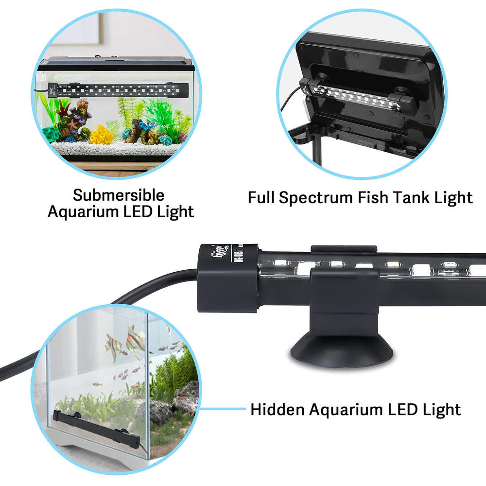 Hygger 24/7 mode IP68 waterproof rating indicates safe submersion options