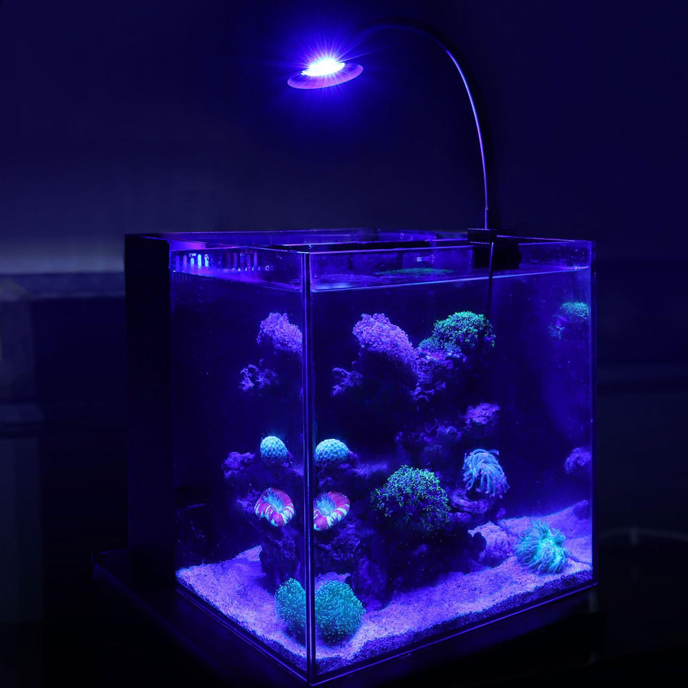 Hygger 30W reef light silent fan reduces heat with minimal noise