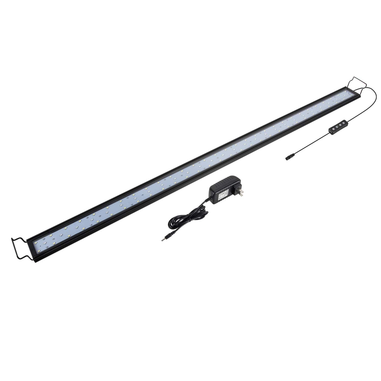 Hygger 32W full-spectrum aquarium light delivers bright, sparkling visibility for freshwater tanks.