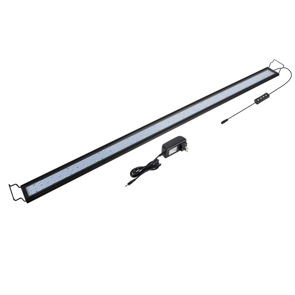 Hygger 32W full-spectrum aquarium light delivers bright, sparkling visibility for freshwater tanks.