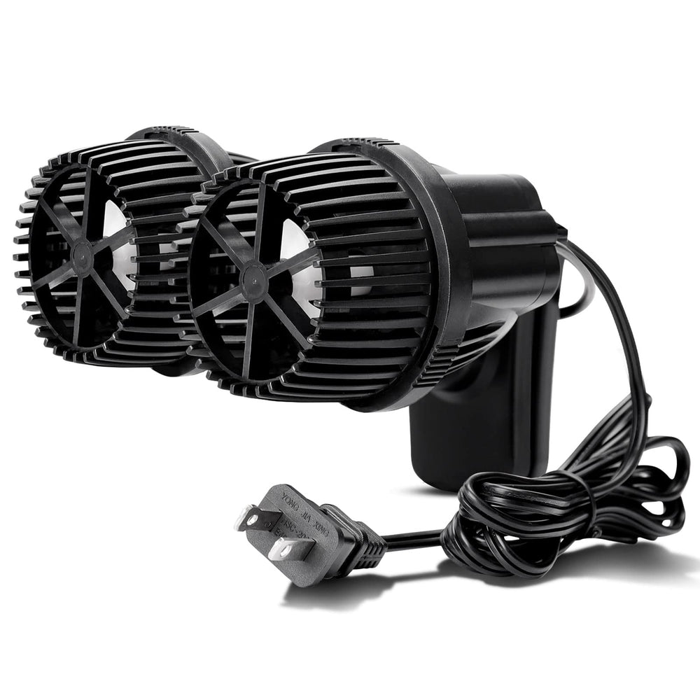 Hygger 4200GPH double-head pump mounted for strong, wide-flow circulation.
