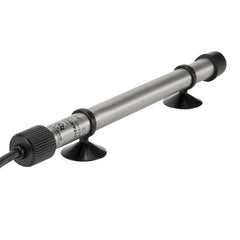 Hygger 802 heater rod titanium close-up shows durable, shatterproof heating element for tanks.
