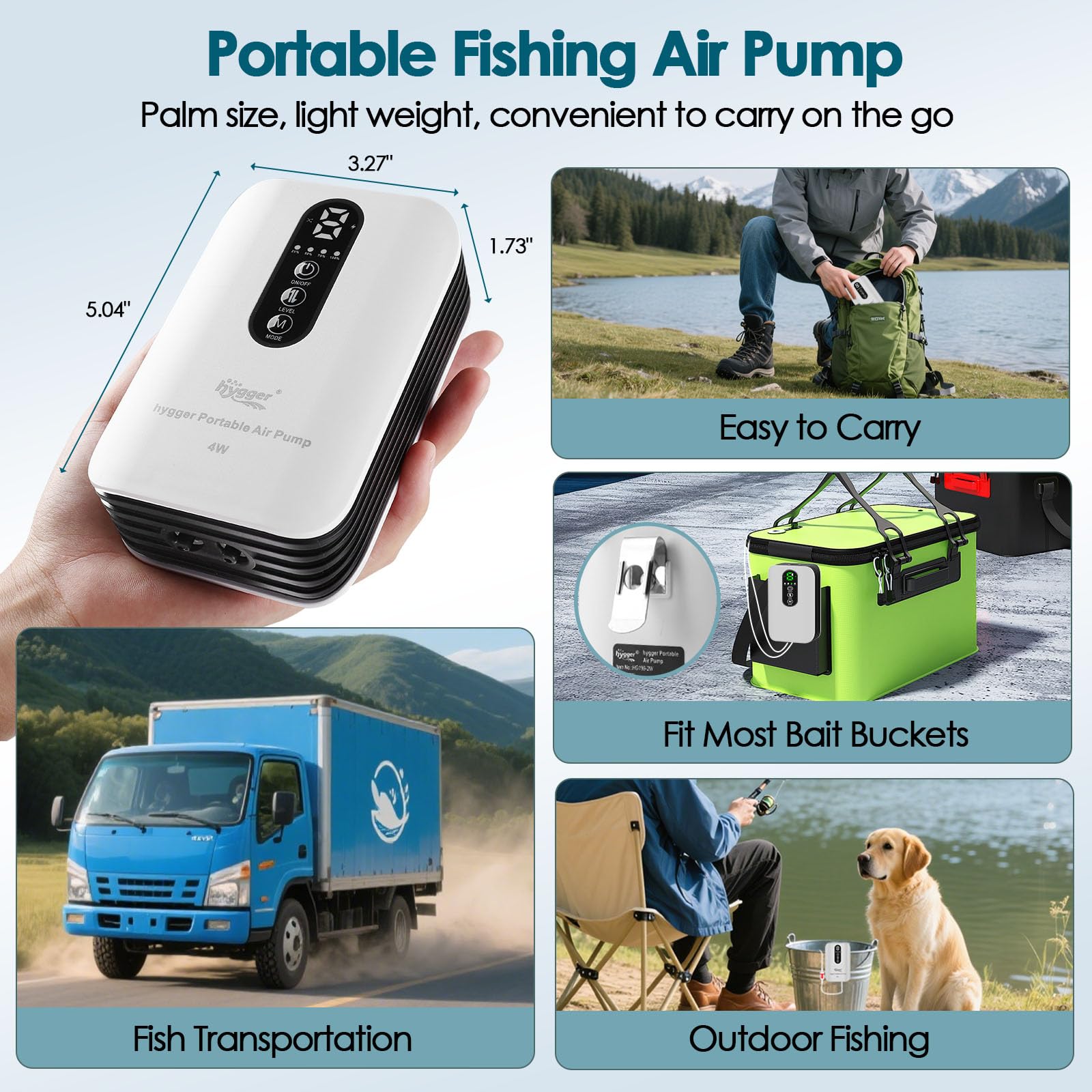 hygger battery-powered air pump automatic switch ensures continuous aeration during outages