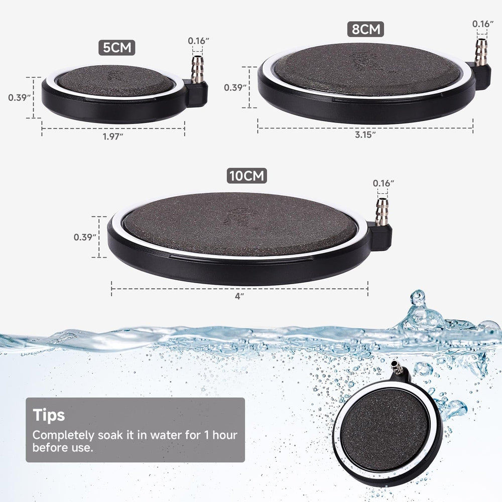 Hygger air stone used for hydroponics oxygenation and small ponds