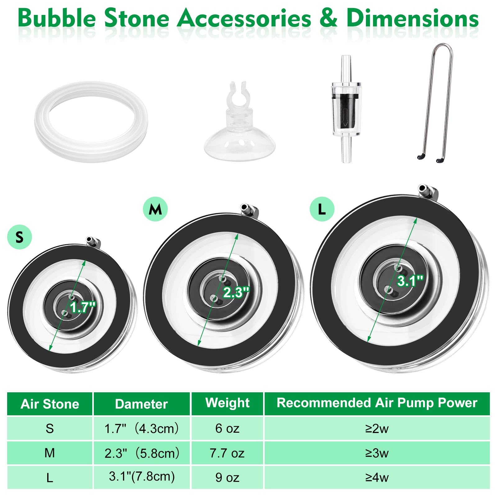 Hygger air stones no soak setup for instant bubbling.