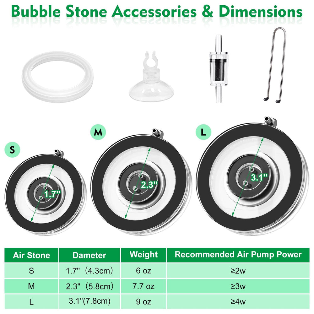 Hygger air stones no soak setup for instant bubbling.