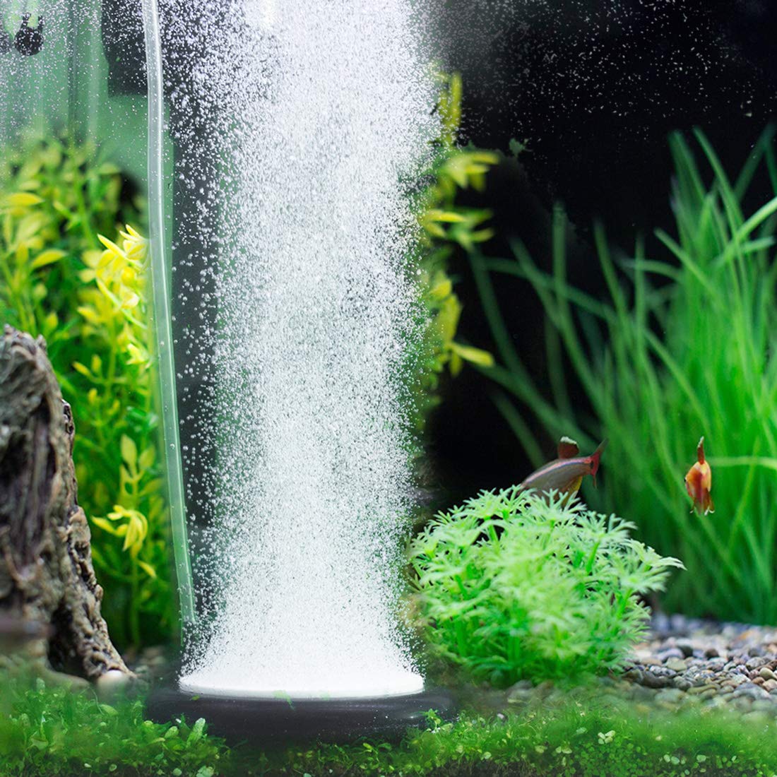 Hygger aquarium air stone full kit demonstrates compact precision for efficient oxygen diffusion.