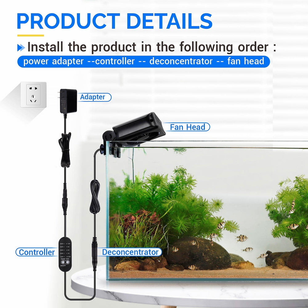 Timer-controlled cooling with external controller for hands-off operation.