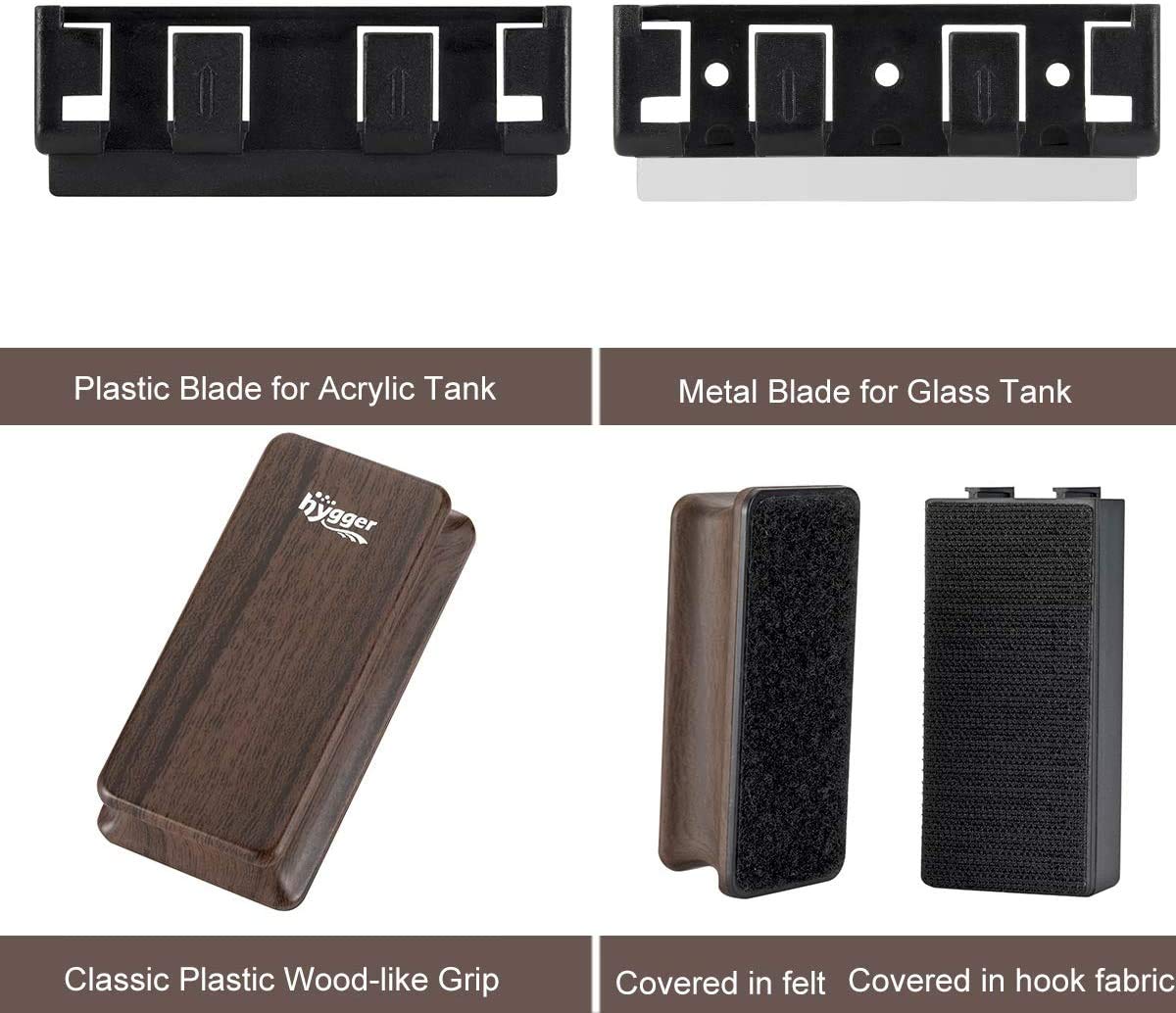 hygger aquarium glass-thickness guide helps choose the right cleaner