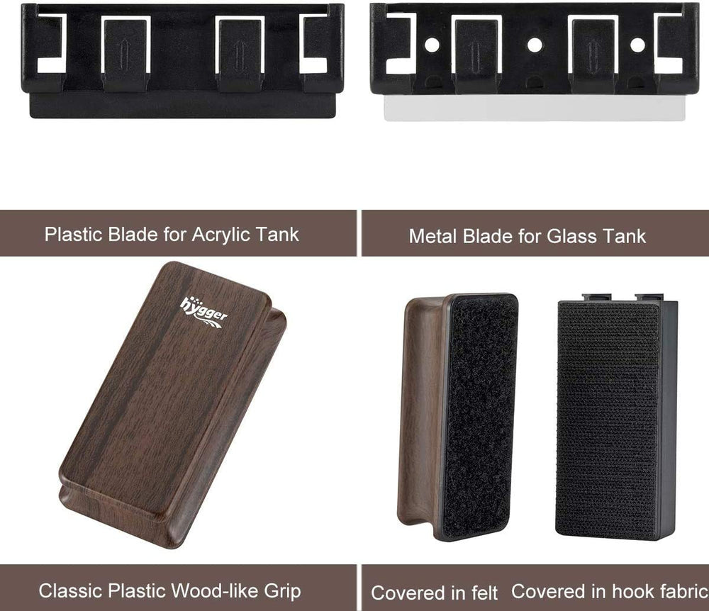 hygger aquarium glass-thickness guide helps choose the right cleaner