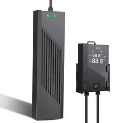 Hygger aquarium heater controller display for precise temp monitoring